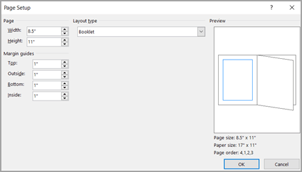 how to make a booklet in word