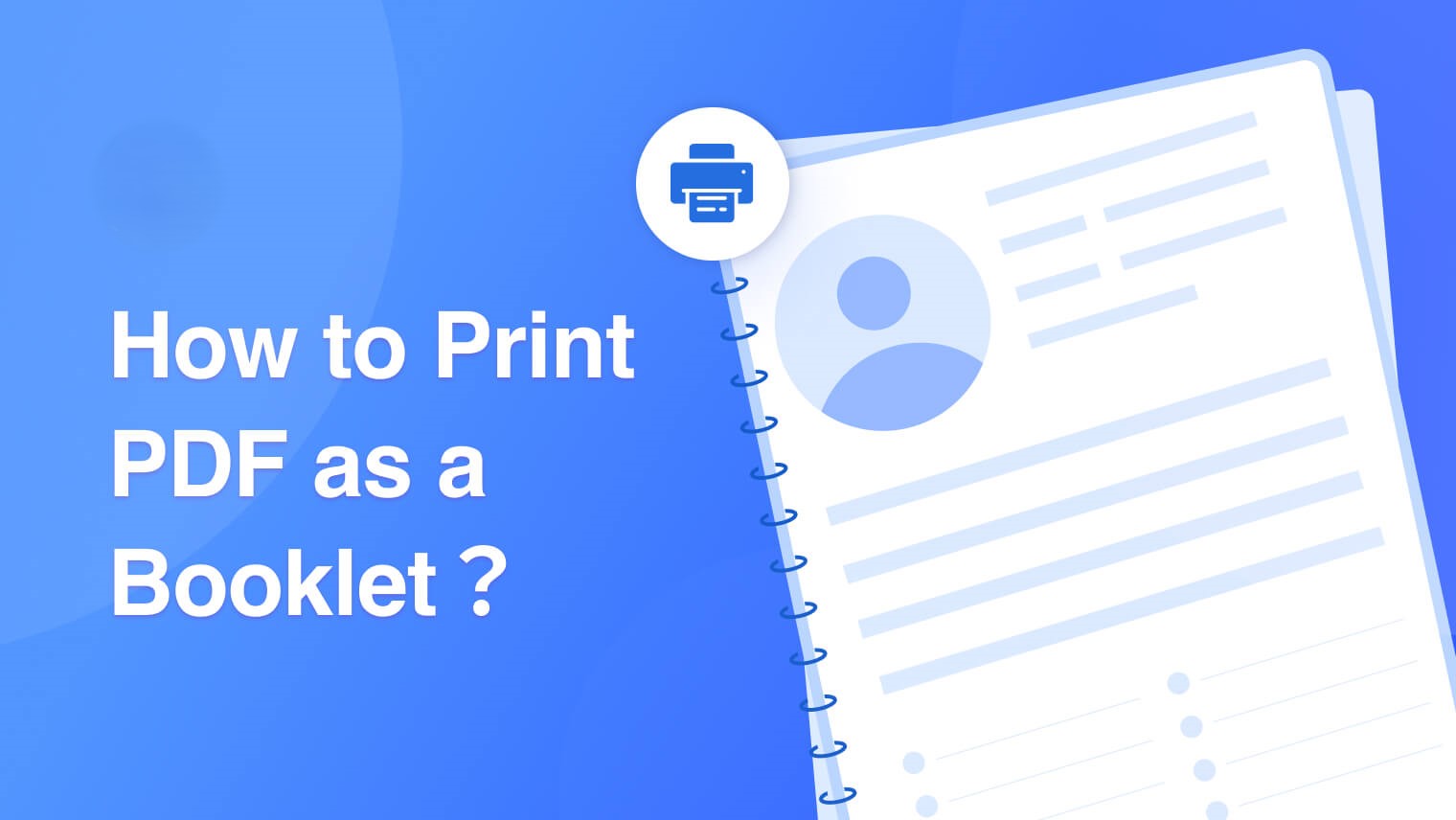 how to print a pdf as a booklet