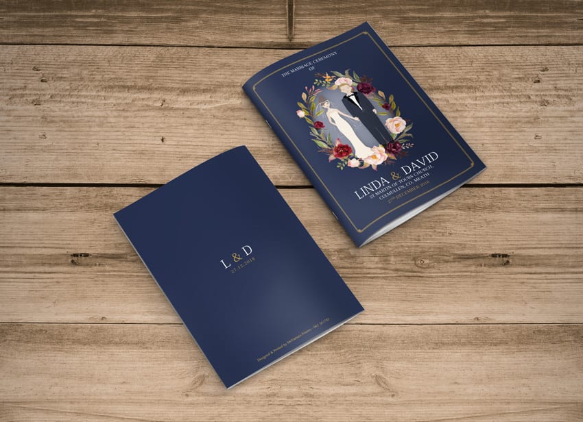 how to make a mass booklet