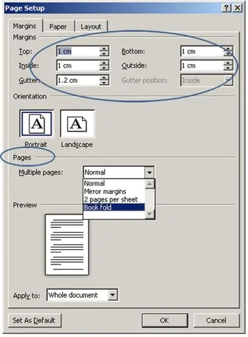 how do i print a booklet in word 2010